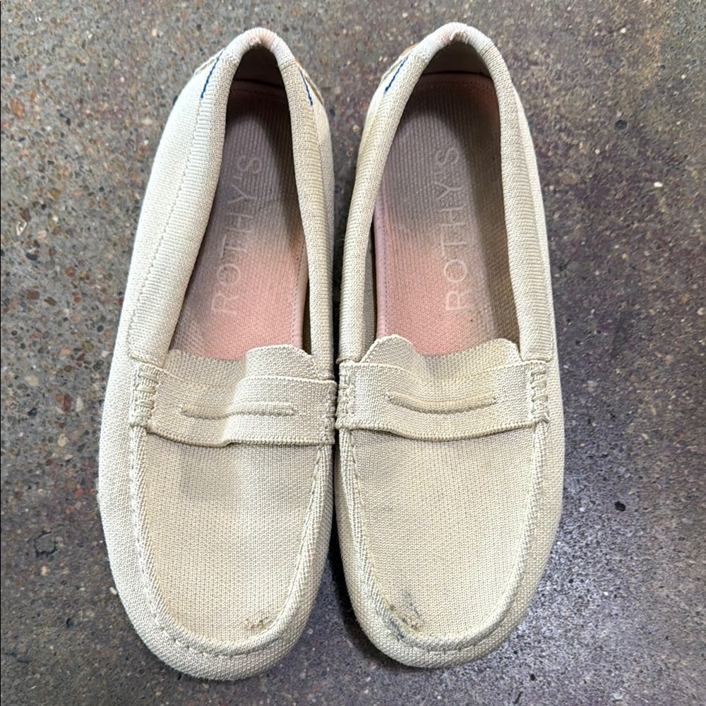 Rothy's Tan Slip-On Loafers Classic Style